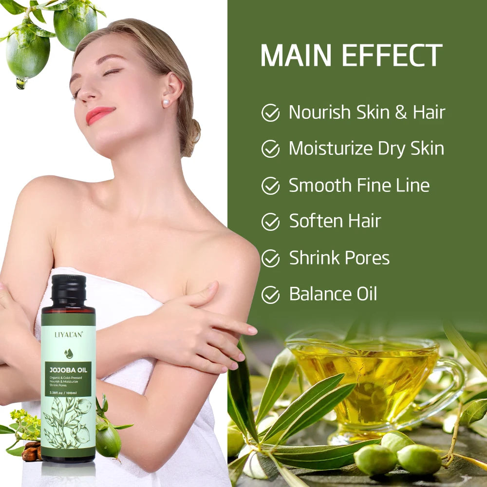 100ml Jojoba Oil Skin Moisturizing