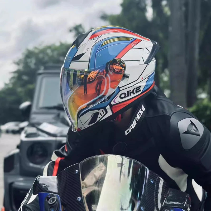 Flip Up Dual Sunvisor Full Face Helmet