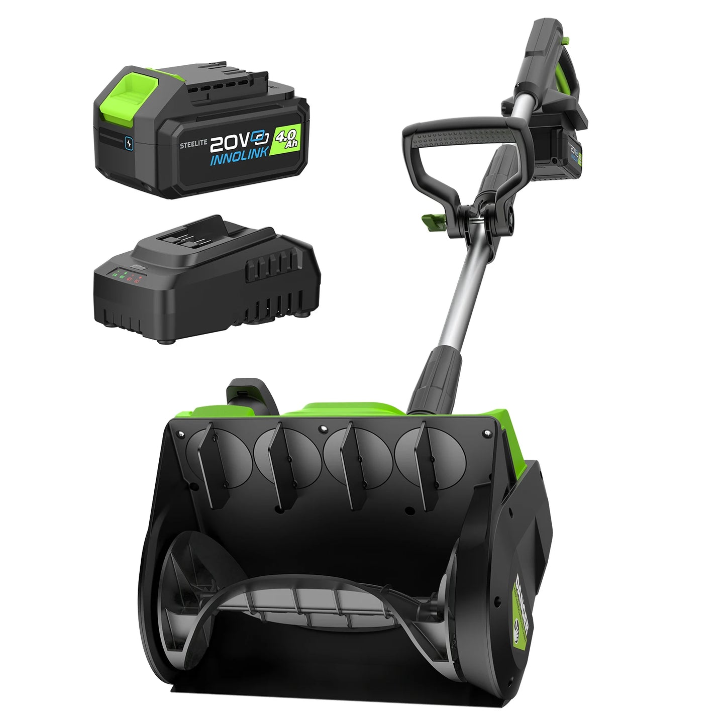 42V 20" Cordless Snow Blower Dual 4.0Ah Batteries & Charger Included