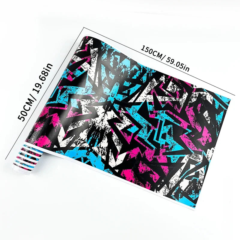 Car Motorcycle Graffiti Waterproof Vinyl Wrapping