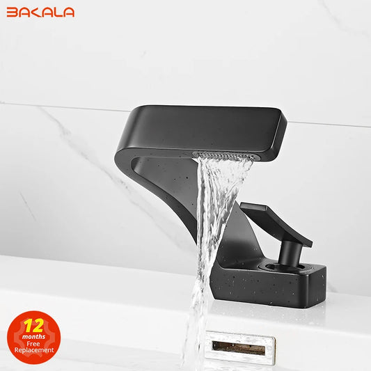 BAKALA Bathroom Deck Mounted Basin Faucet