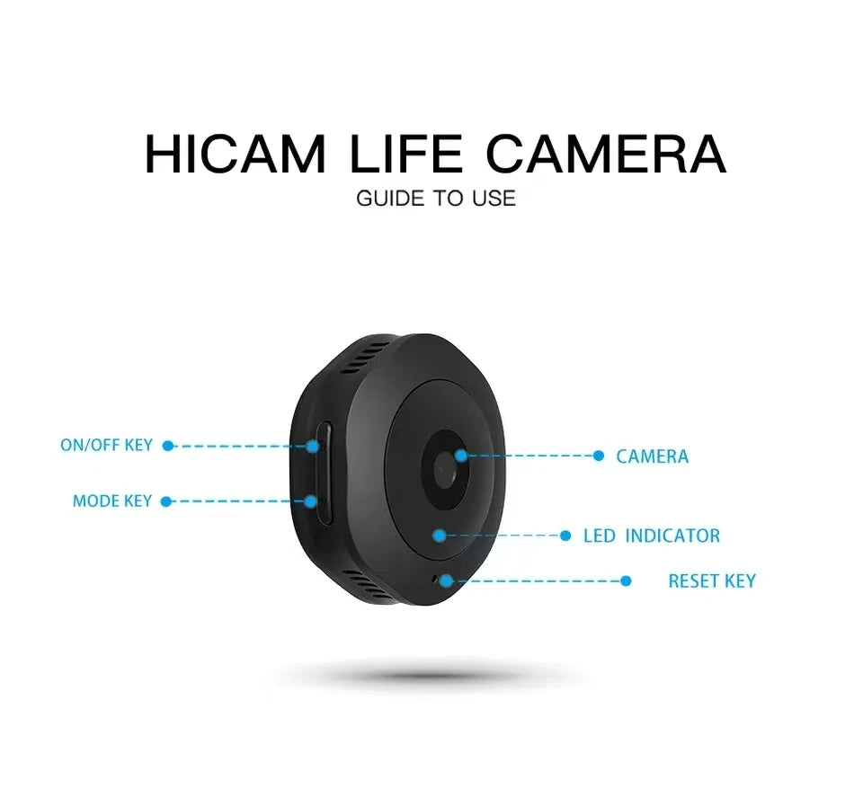 Wifi Mini Camera 1080p HD Wireless Smart Home