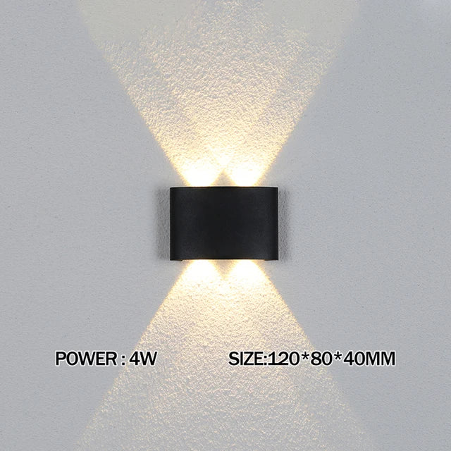 LED Plastic Indoor Modern Nordic Sconce