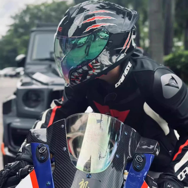 Flip Up Dual Sunvisor Full Face Helmet
