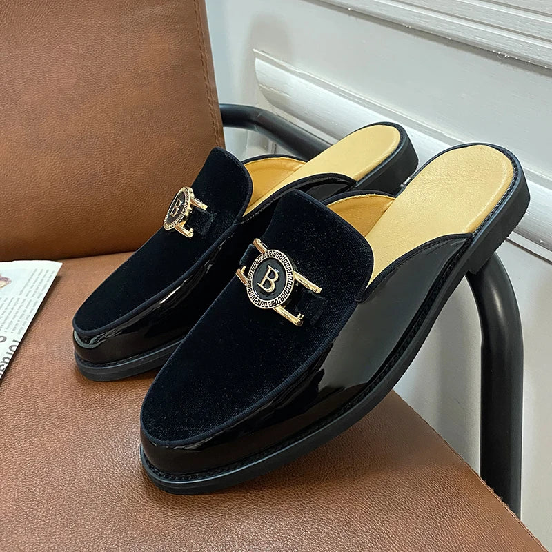 Black Mens Dress Sandals