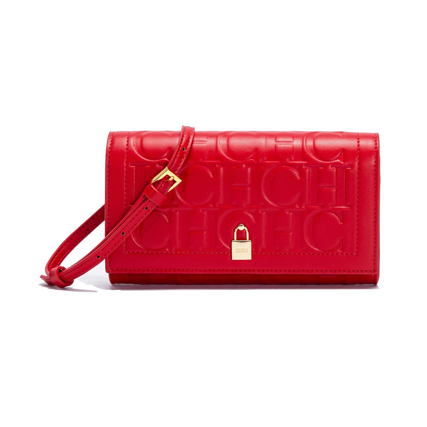 Luxury Embossed Detachable Strap Women's Chain Bag