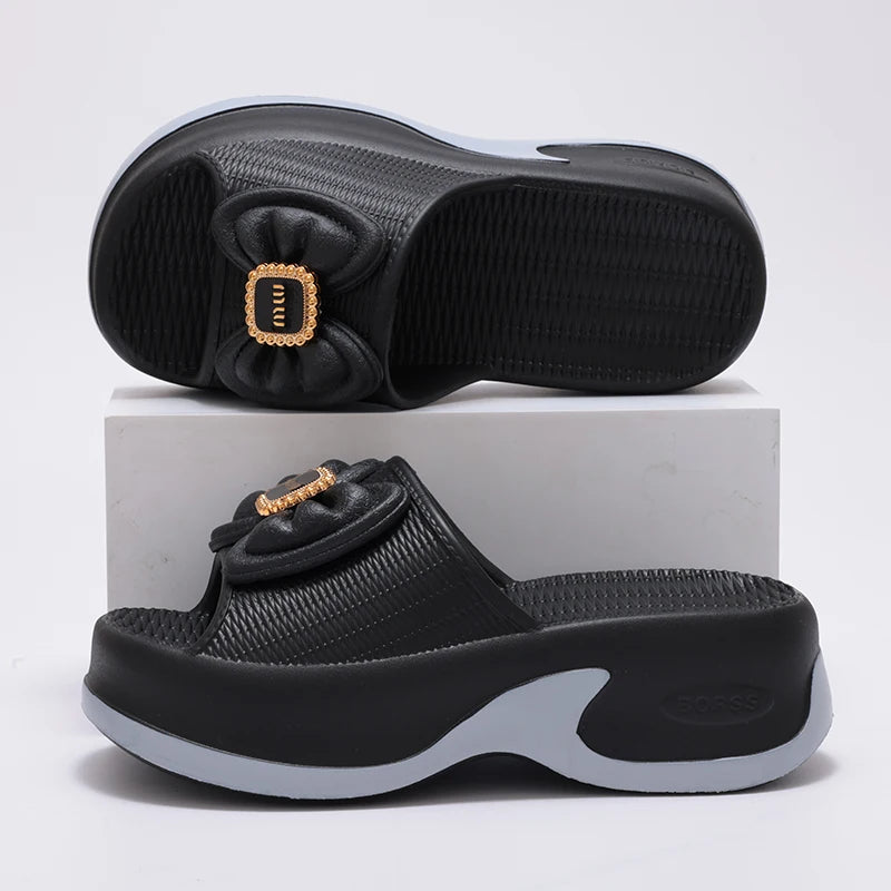 Fashion Thick-Soled Slippers Soft Versatile