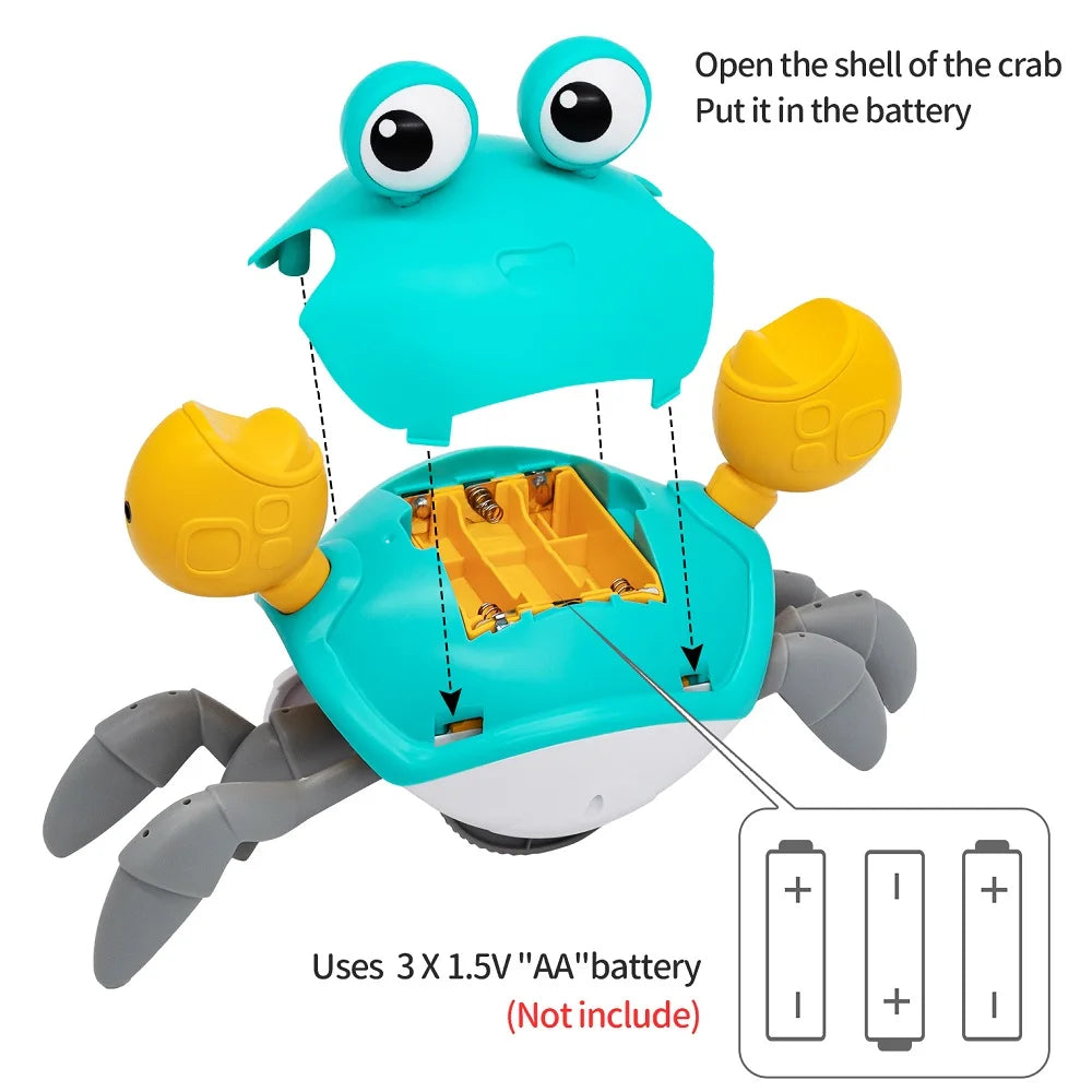 Interactive Crab Toy for Baby  with Music