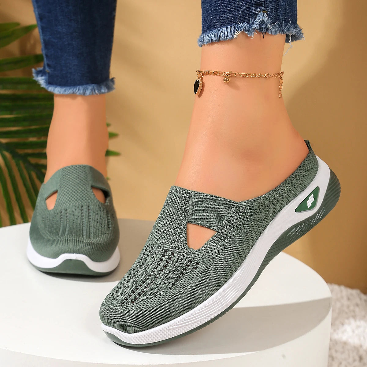 Comfortable Half Slipper Women's Shoes