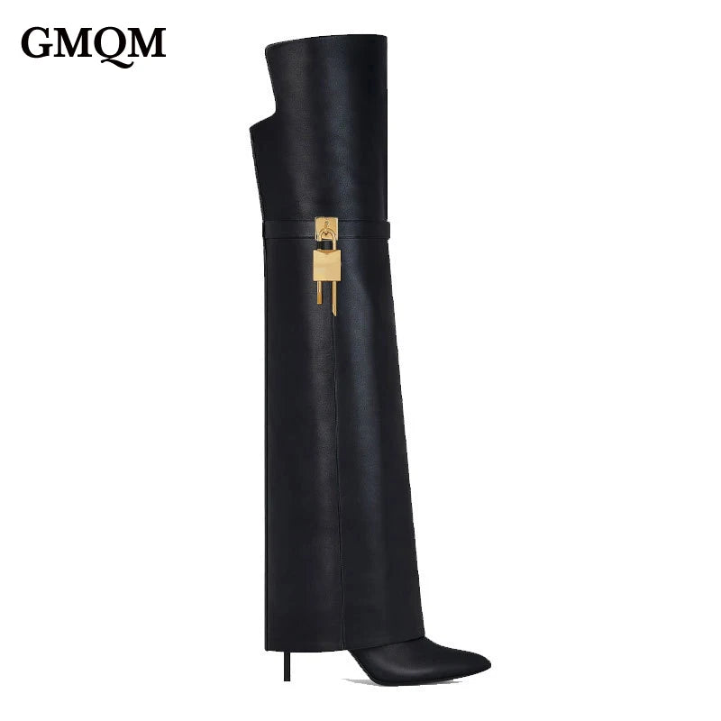 Women Over Knee Pointed Toe Stiletto Long Boots