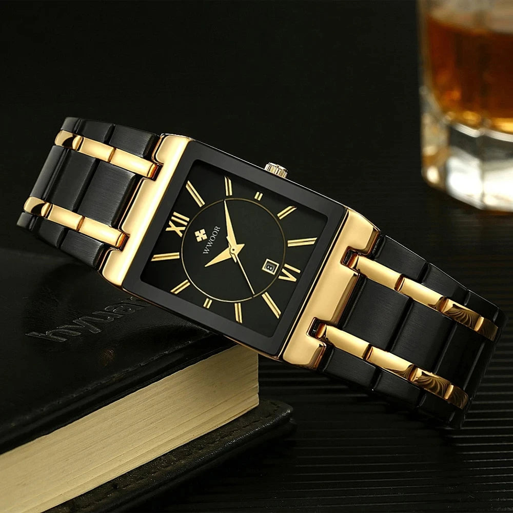 Fashion Mens Watch Waterproof Geneva Design