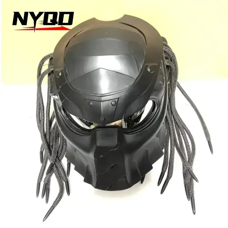 Motorcycle Helmet Alien Street Riding Cool Personalized