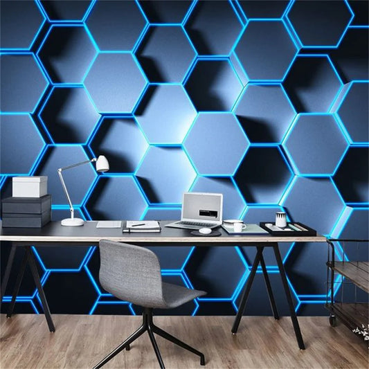 Customized 3D Geometric Wallpaper