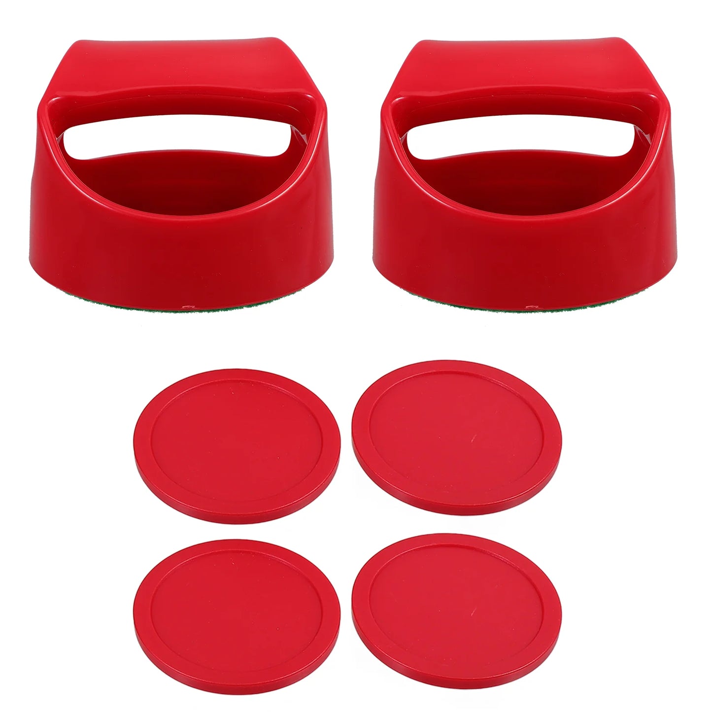 Air Hockey Accessories Pucks Plastic Tabletop Pushers