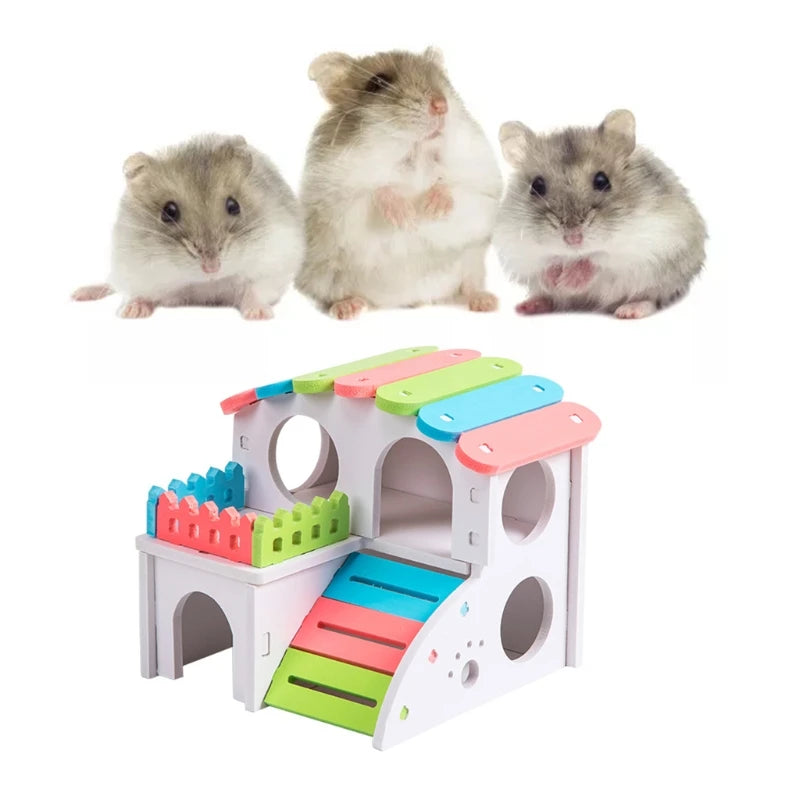 Plastic Nesting Habitat Small Animals Colorful