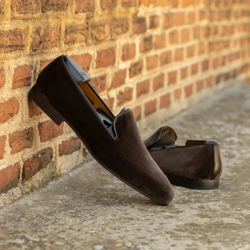 Red Bottom Loafers Slip-On