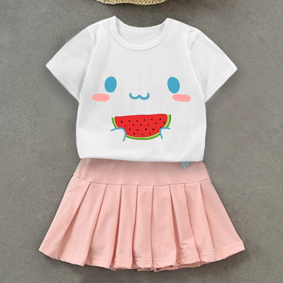 Cinnamoroll T-Shirt & Pleated Skirt Set