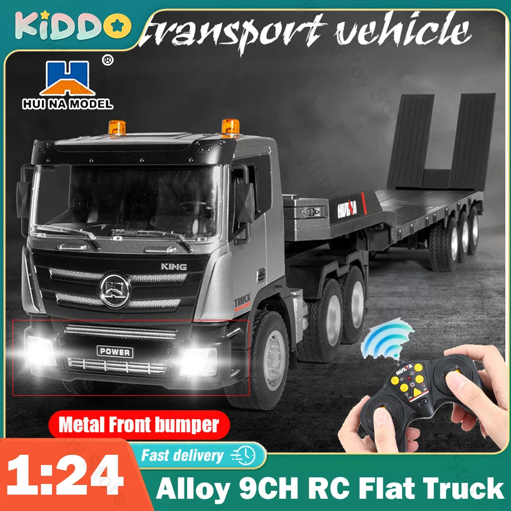 RC Flat Truck Model 9Channels Radio Controlled Trailer