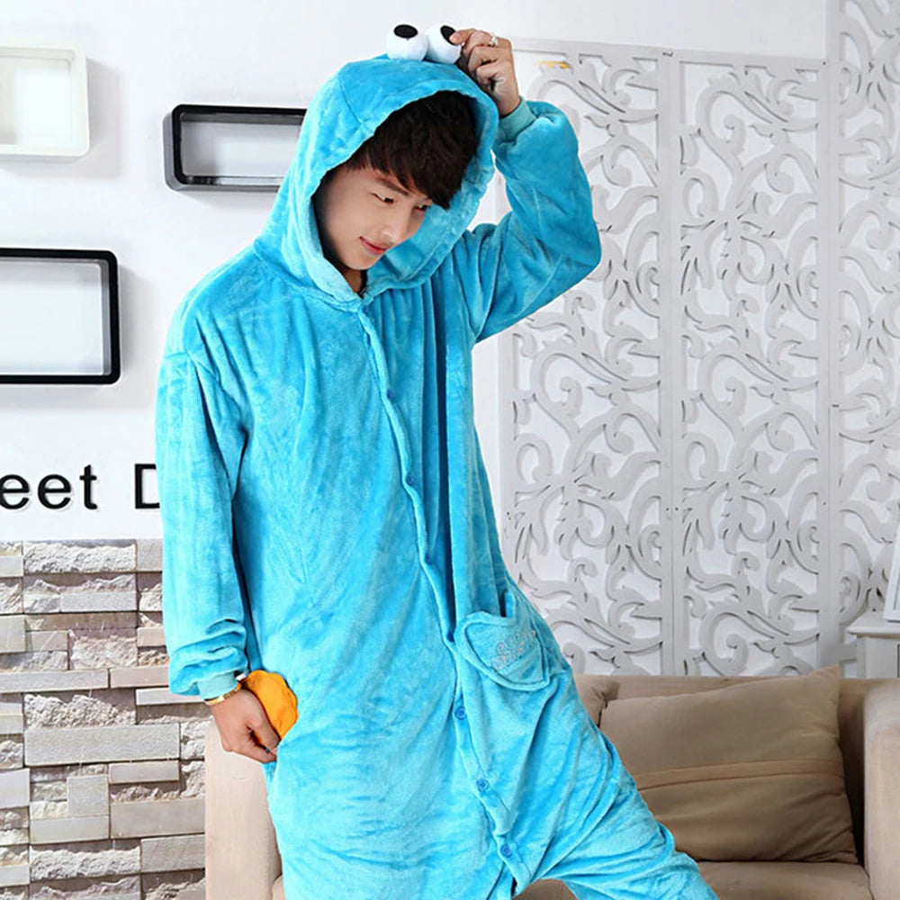 Adult Cartoon Onesie One Piece Pajamas Jumpsuits