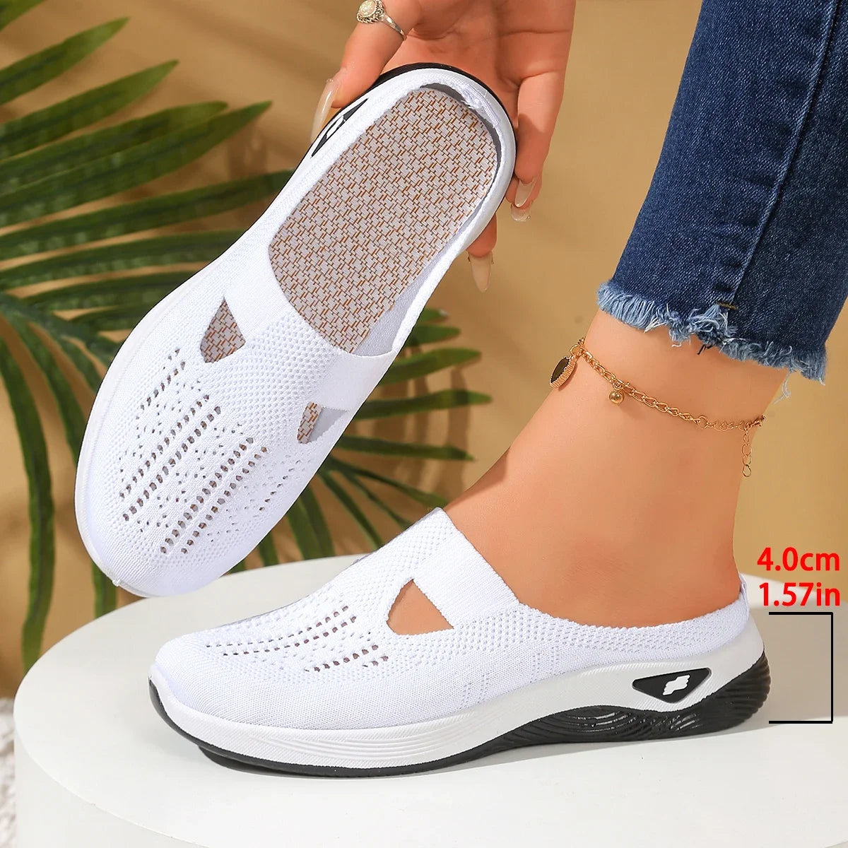 Comfortable Half Slipper Women's Shoes