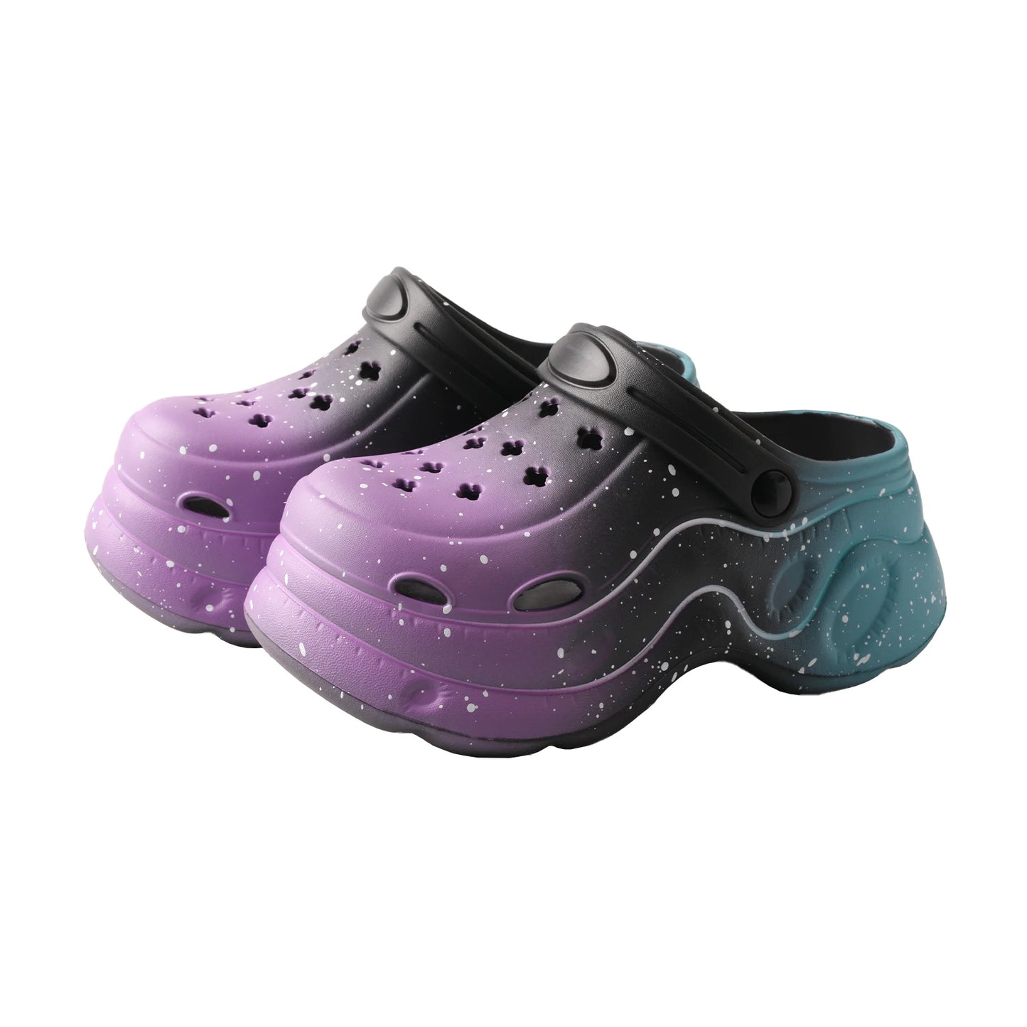Gradient Anti-Slip Clogs Thick Soled
