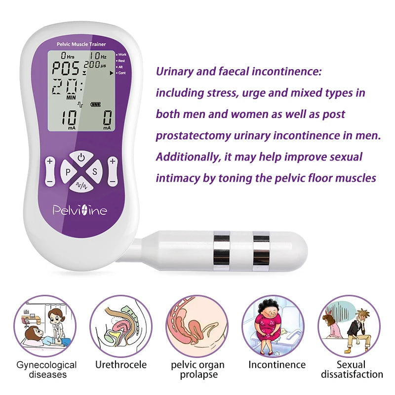 Kegel Exerciser Incontinence Stimulator with Probe for Bladder Control