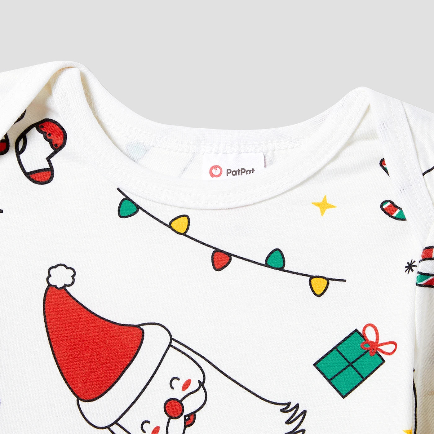 Christmas Family Matching Colorful Festival Theme Print Long Sleeve