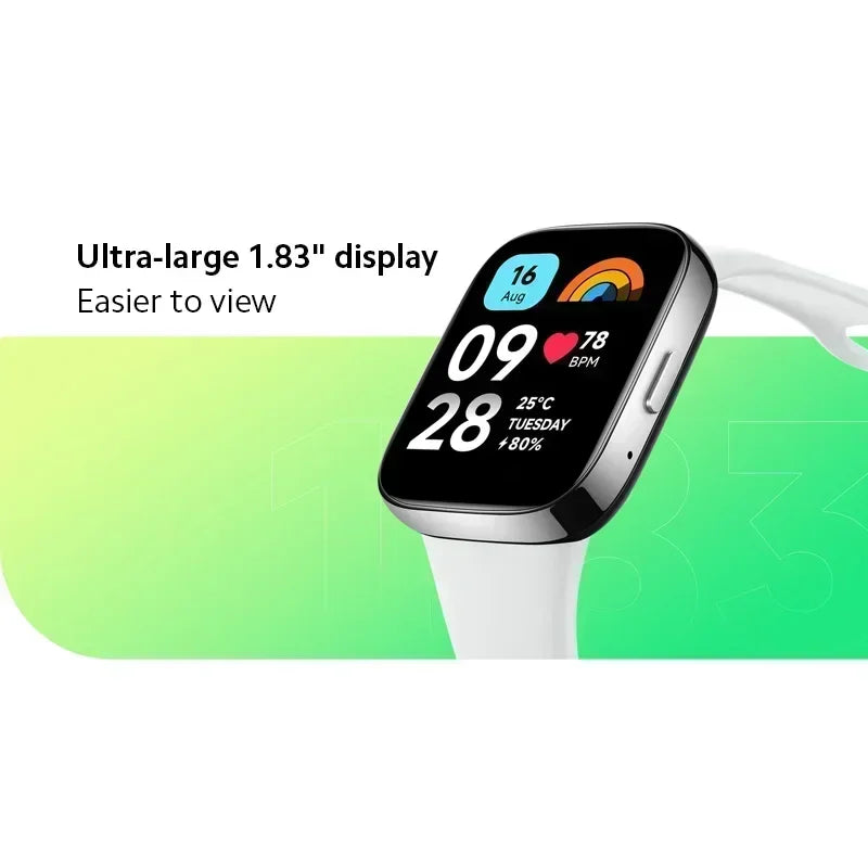 Redmi Watch 3 Active 1.83'' LCD Display Blood Oxygen Heart Rate