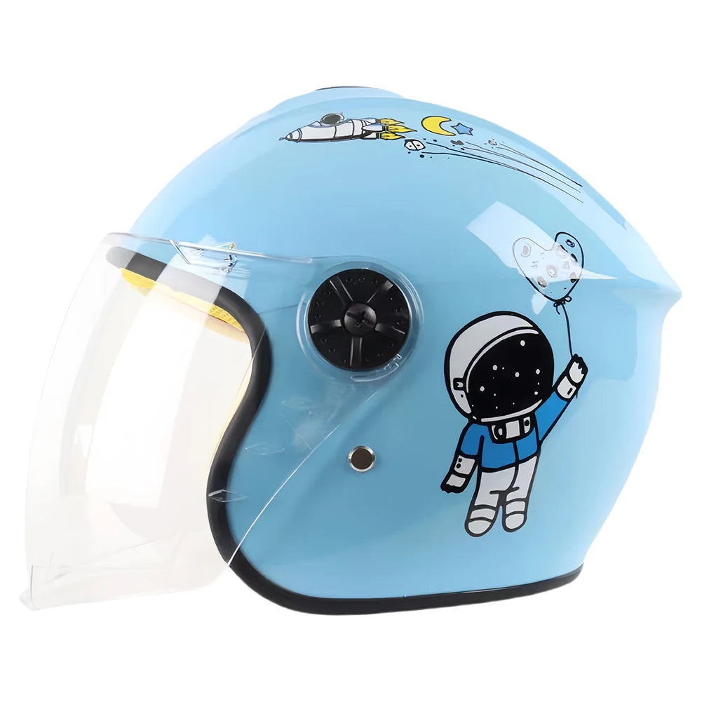 Children Motorcycle Helmet Four Seasons Open Face