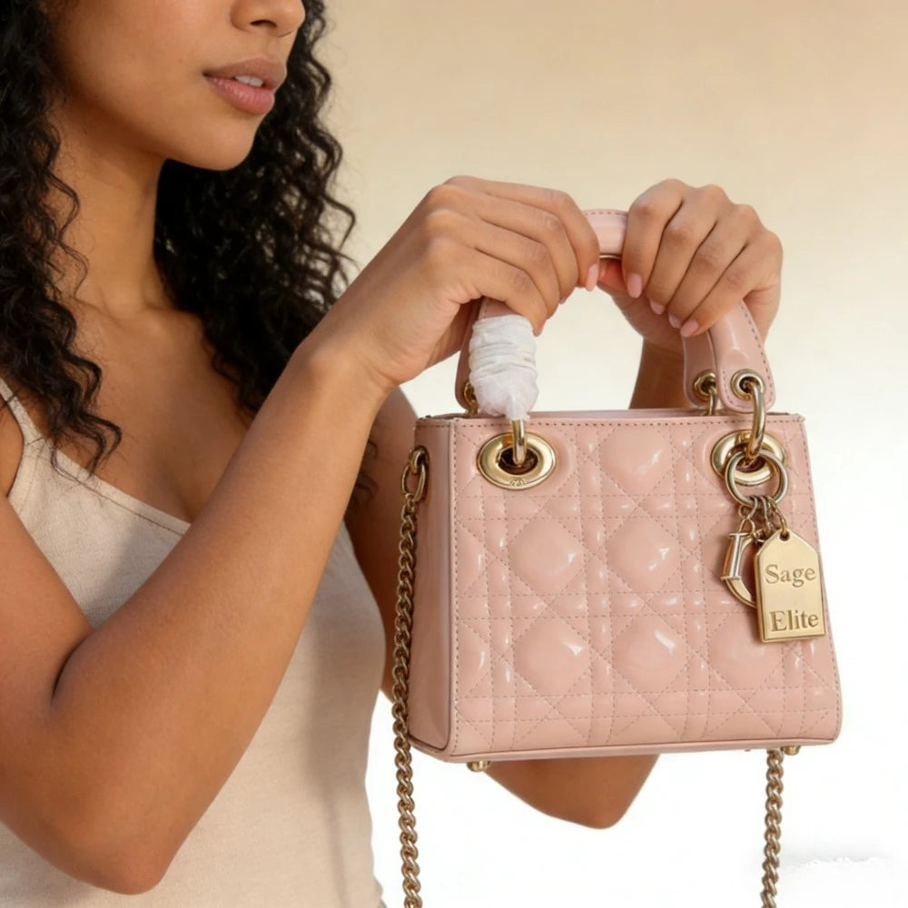 Sage Elite Quilted Leather Handbag