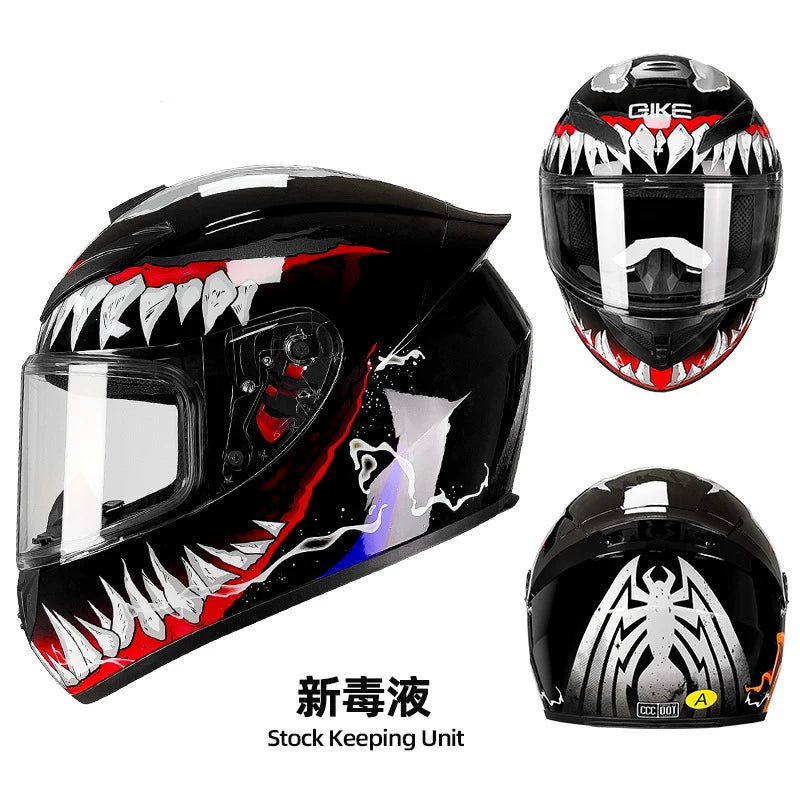 DOT Unisex Motorcycle Full Helmet