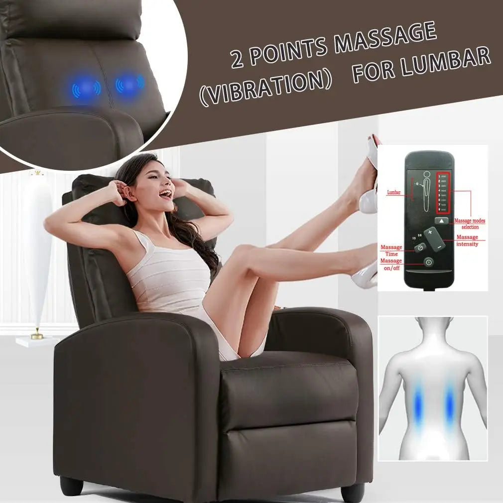 Massage Recliner Home Theater Seating