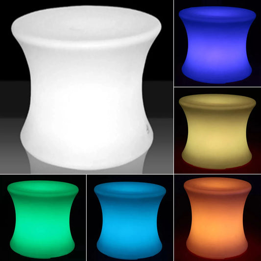 16" LED Color Light Up Bar Stool Waterproof with Remote
