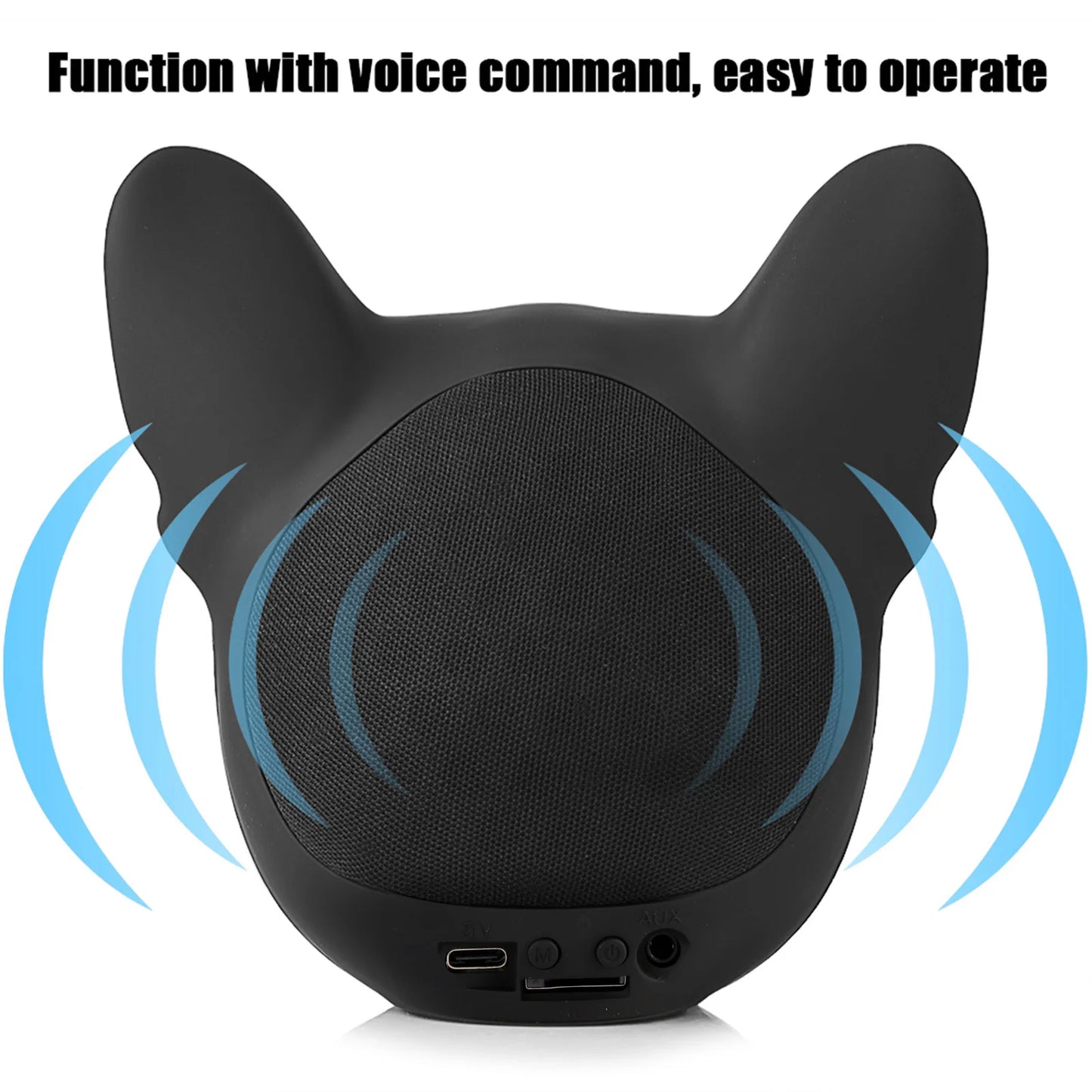 Dog Shaped Bluetooth Wireless Speaker