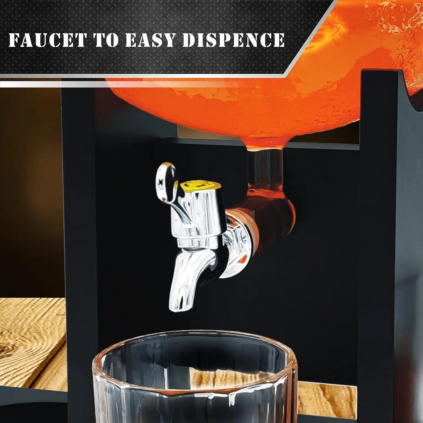 Football Whiskey Decanter Set with Glasses and Chiller