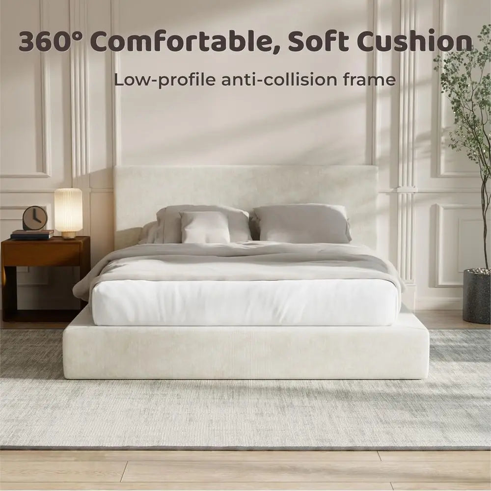 Upholstered Queen Bed Frame Platform