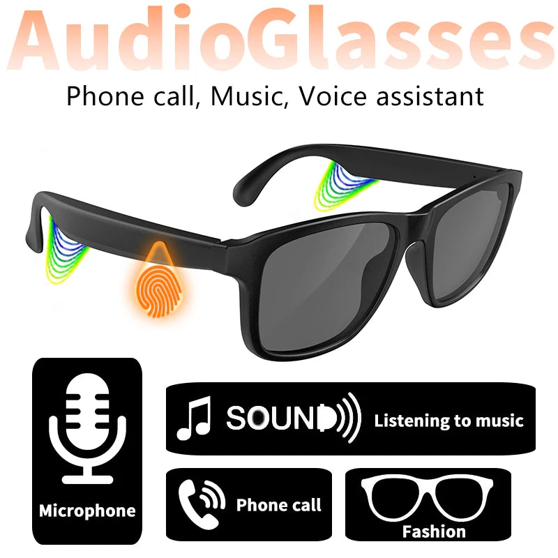 New smart glasses, voice call, listen to music, touch operation