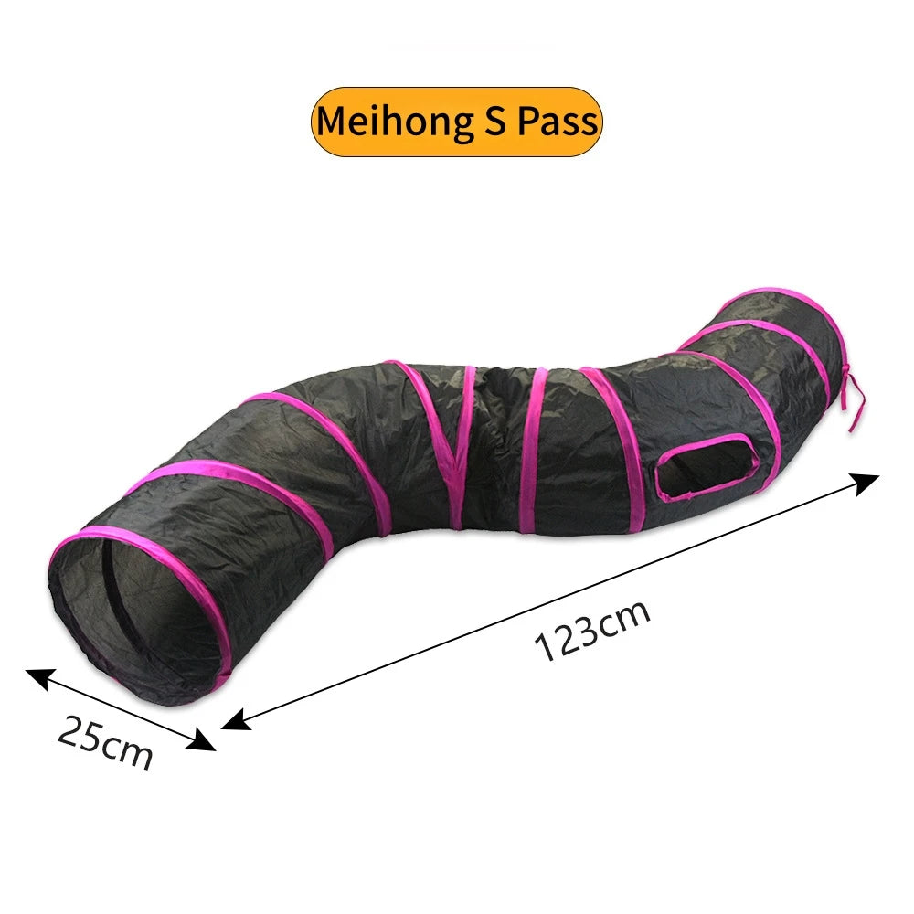 Foldable Cat Tunnel Breathable