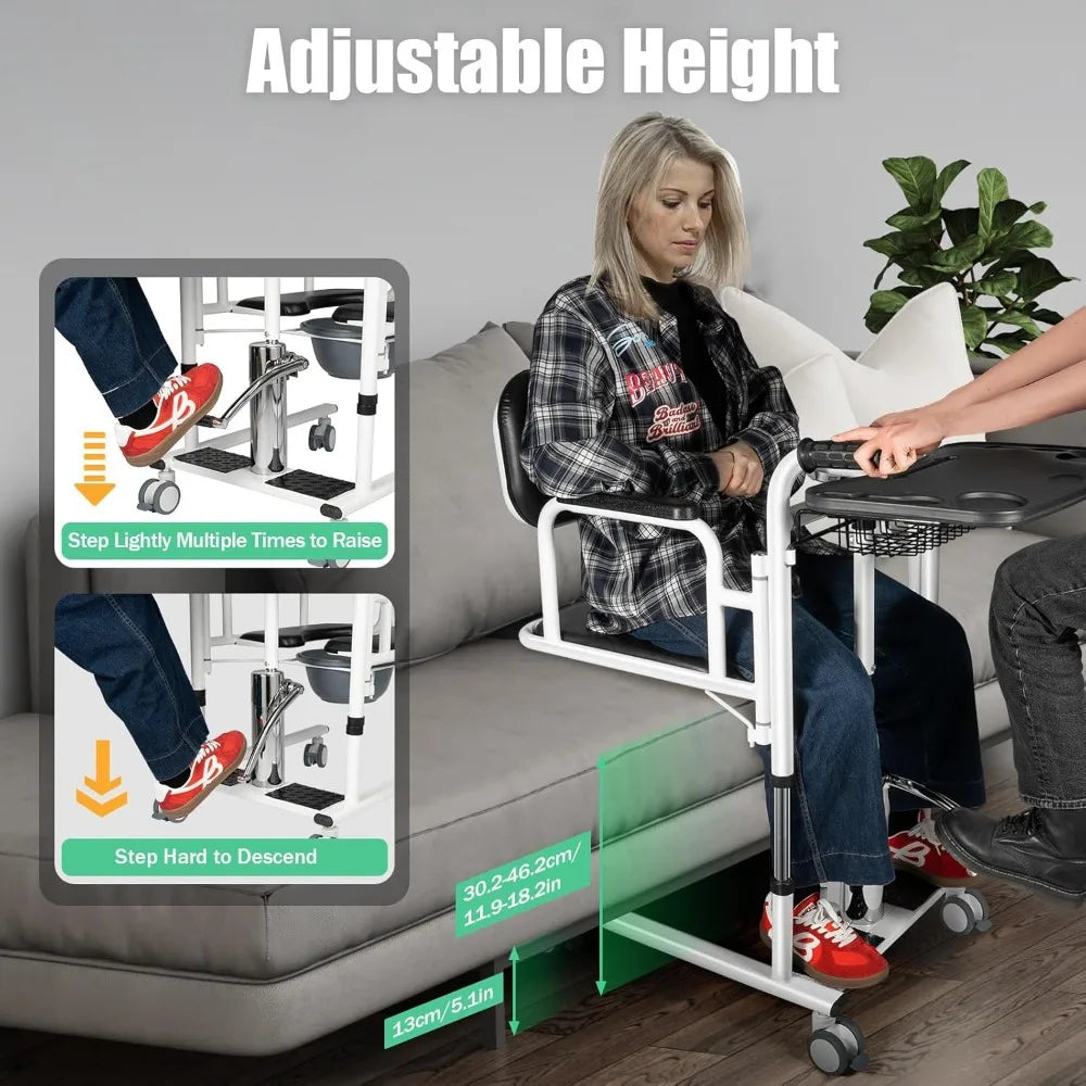 Hydraulic Patient Lift Nursing Chair 4 in 1