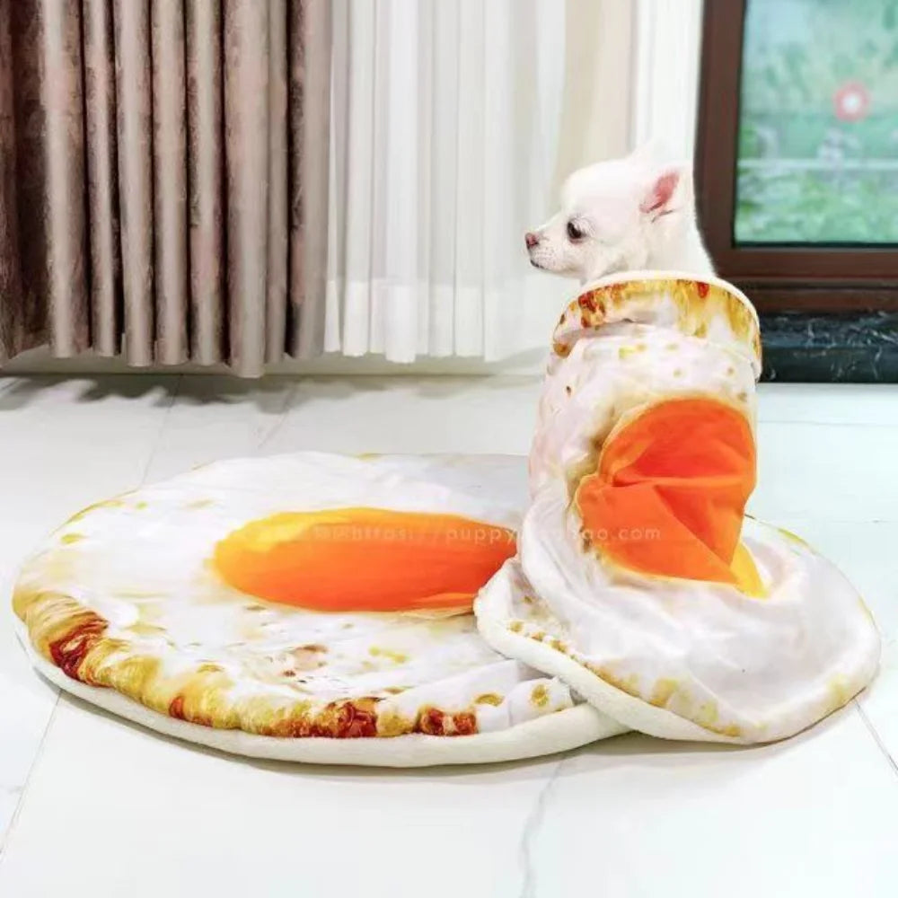 Comfort Pizza mat Soft Warm Dog Sleeping Bed