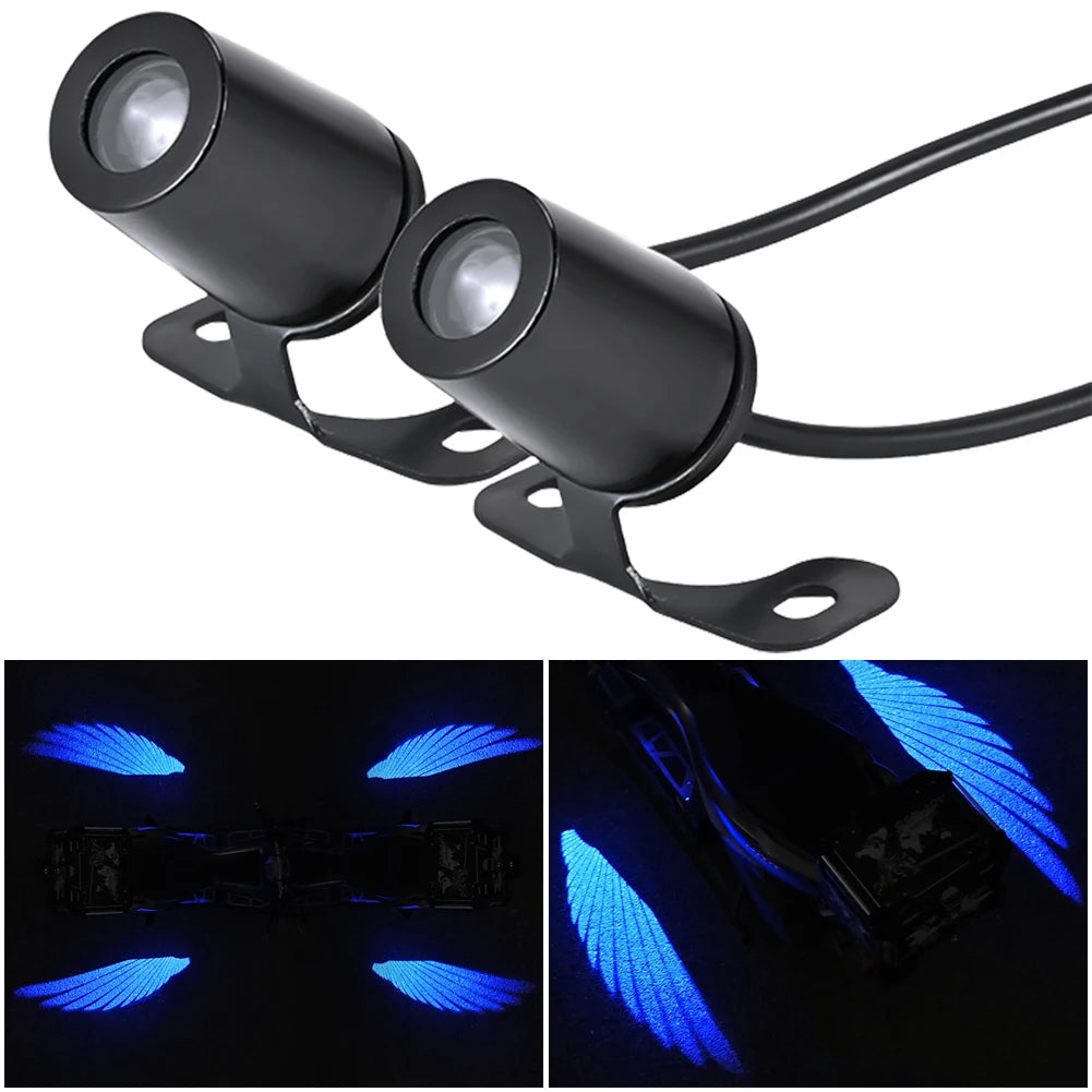 2pc Angel Wings Projection Lights for Motorcycles