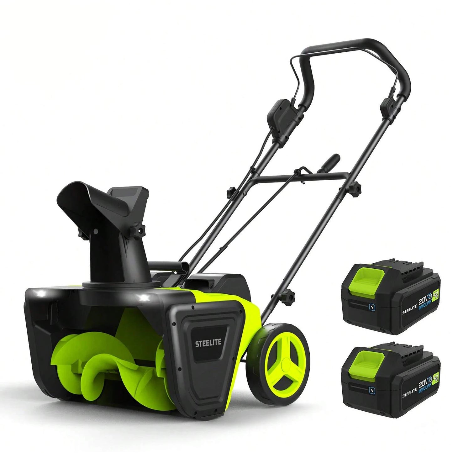 42V 20" Cordless Snow Blower Dual 4.0Ah Batteries & Charger Included