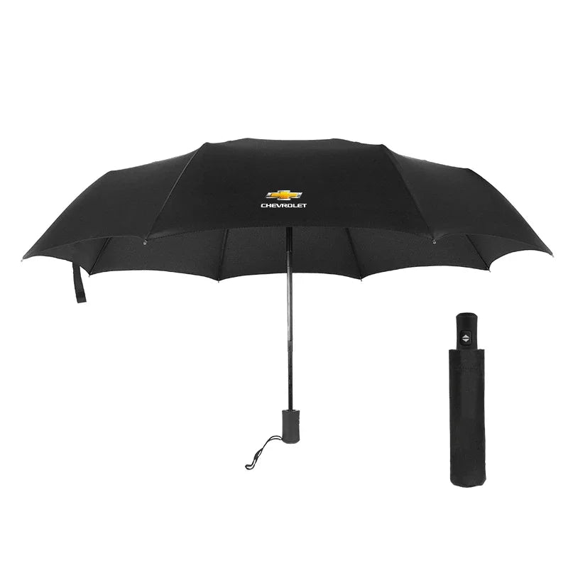 Windproof Fully Automatic Compact 3 Folding Umbrella
