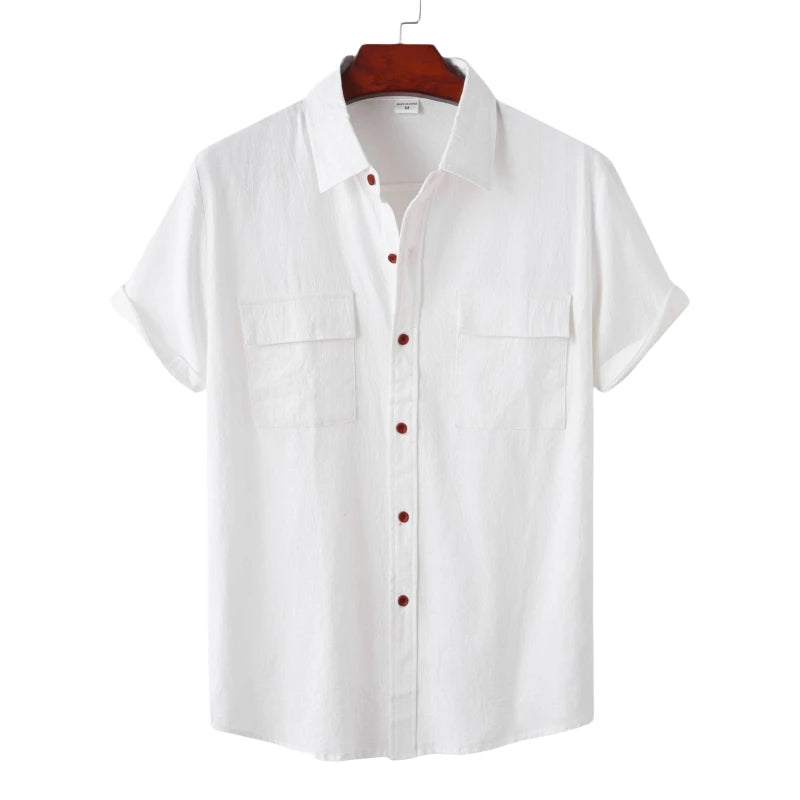 New Luxury Shirt Men Short Sleeve High Quality