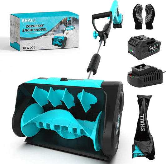 21V Cordless Snow Shovel 26FT Throw Distance