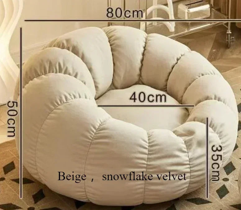 Pumpkin Lazy Single Tatami Sofa Chair