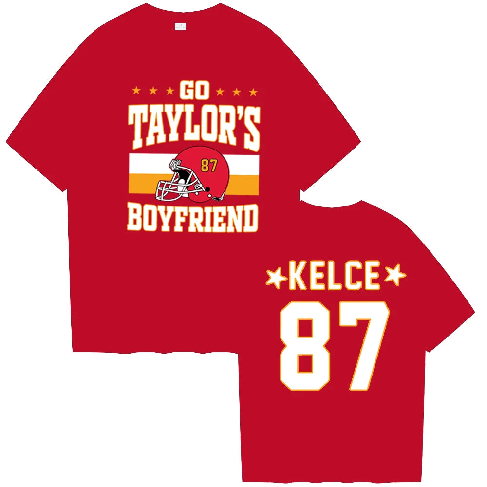 Taylor's Boyfriend My Kc 87 Chief Graphic T Shirt