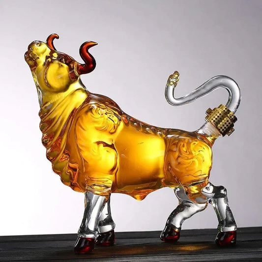 OX YEAR Whisky Decanter Bull Shaped