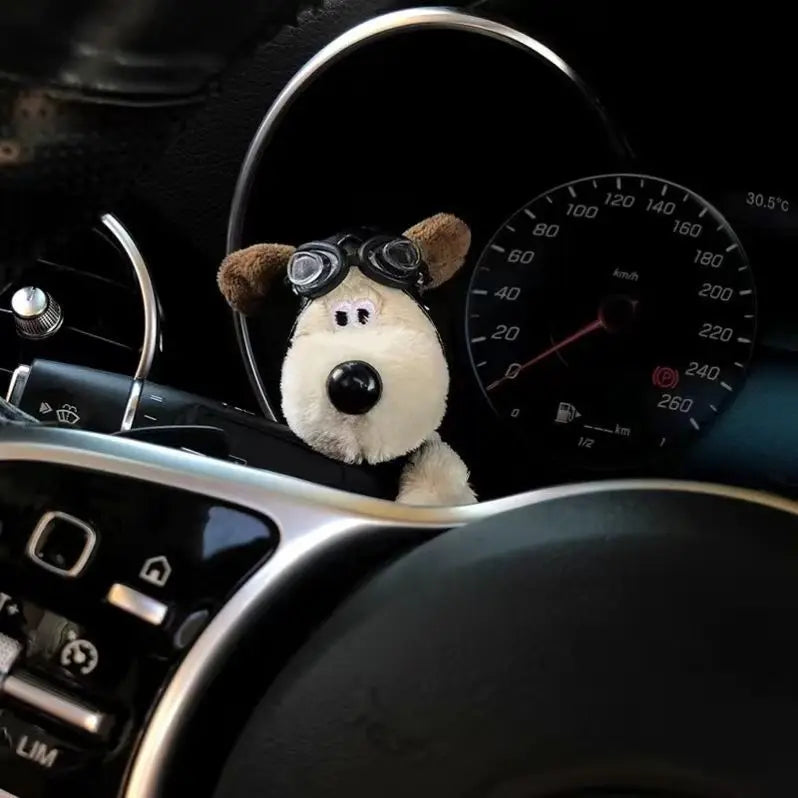 Puppy Plush Car Wiper Turn Signal Decoration