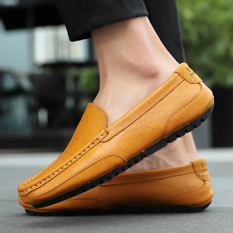 Genuine Leather Breathable Moccasins Loafers